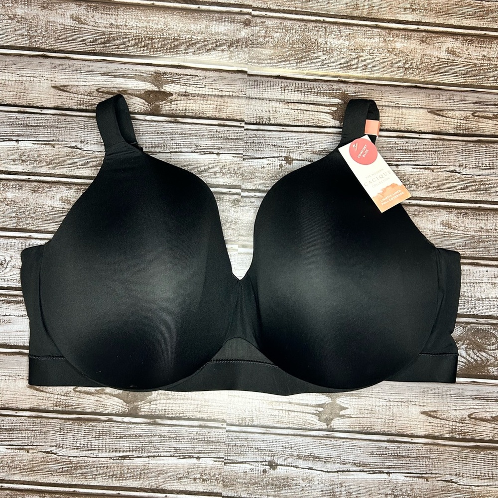 Cacique Black Full Coverage Bra